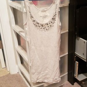 NWOT Abercrombie and Fitch sequined tank top